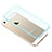 Housse Ultra Fine Silicone Souple Transparente pour Apple iPhone SE Bleu Petit