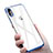 Housse Ultra Fine TPU Souple Transparente C16 pour Apple iPhone Xs Max Bleu