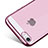 Housse Ultra Fine TPU Souple Transparente H01 pour Apple iPhone 5S Rose Petit