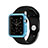 Housse Ultra Fine TPU Souple Transparente pour Apple iWatch 3 42mm Bleu