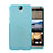 Housse Ultra Fine TPU Souple Transparente pour HTC One E9 Plus Bleu