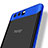 Housse Ultra Fine TPU Souple Transparente T07 pour Huawei Honor 9 Premium Bleu Petit