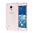 Housse Ultra Slim Silicone Souple Transparente pour Samsung Galaxy Note Edge SM-N915F Rose