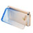 Housse Ultra Slim Transparente Souple Degrade pour Apple iPhone 5S Bleu Petit