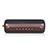 Mini Haut Parleur Enceinte Portable Sans Fil Bluetooth Haut-Parleur S09 Marron Petit