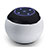 Mini Haut Parleur Enceinte Portable Sans Fil Bluetooth Haut-Parleur S22 Argent Petit