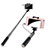 Perche de Selfie Filaire Baton de Selfie Cable Extensible de Poche Universel S11 Gris