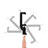 Perche de Selfie Filaire Baton de Selfie Cable Extensible de Poche Universel S11 Or Petit