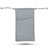Pochette Velour Housse Universel Gris