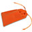 Pochette Velour Housse Universel Orange Petit