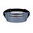 Sacs Banane Ceinture de Course Reglable Etanche Universel L07 Gris