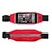Sacs Banane Ceinture de Course Reglable Etanche Universel L10 Rouge