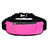 Sacs Banane Ceinture de Course Reglable Etanche Universel S02 Rose Petit