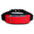 Sacs Banane Ceinture de Course Reglable Etanche Universel S02 Rouge