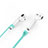 Sangle de Sport Silicone Cable Anti-Perdu C05 pour Apple AirPods Pro Vert Petit