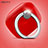 Support Bague Anneau Support Telephone Universel R02 Rouge Petit