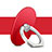Support Bague Anneau Support Telephone Universel Z06 Rouge