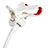 Support de Bureau Support Smartphone Flexible Universel Pliable Rotatif 360 T17 Blanc Petit