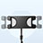 Support de Bureau Support Tablette Flexible Universel Pliable Rotatif 360 D02 pour Apple iPad 10.2 (2019) Noir Petit