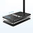 Support de Bureau Support Tablette Flexible Universel Pliable Rotatif 360 D02 pour Microsoft Surface Pro 4 Noir Petit