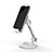 Support de Bureau Support Tablette Flexible Universel Pliable Rotatif 360 H05 pour Apple iPad Air 2 Blanc