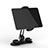 Support de Bureau Support Tablette Flexible Universel Pliable Rotatif 360 H11 pour Apple iPad Pro 12.9 (2020) Noir Petit