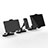 Support de Bureau Support Tablette Flexible Universel Pliable Rotatif 360 H11 pour Huawei MediaPad C5 10 10.1 BZT-W09 AL00 Noir Petit