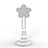 Support de Bureau Support Tablette Flexible Universel Pliable Rotatif 360 H14 pour Apple iPad 3 Blanc Petit