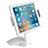 Support de Bureau Support Tablette Flexible Universel Pliable Rotatif 360 K03 pour Apple iPad Mini Blanc