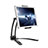 Support de Bureau Support Tablette Flexible Universel Pliable Rotatif 360 K05 pour Huawei MediaPad T3 7.0 BG2-W09 BG2-WXX Noir