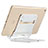 Support de Bureau Support Tablette Flexible Universel Pliable Rotatif 360 K14 pour Apple iPad Air 2 Argent Petit