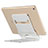 Support de Bureau Support Tablette Flexible Universel Pliable Rotatif 360 K14 pour Apple New iPad Air 10.9 (2020) Argent Petit