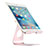 Support de Bureau Support Tablette Flexible Universel Pliable Rotatif 360 K15 pour Apple iPad Air Or Rose Petit