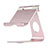 Support de Bureau Support Tablette Flexible Universel Pliable Rotatif 360 K15 pour Huawei MatePad 5G 10.4 Or Rose Petit