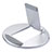 Support de Bureau Support Tablette Flexible Universel Pliable Rotatif 360 K16 pour Huawei MatePad 5G 10.4 Argent