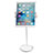 Support de Bureau Support Tablette Flexible Universel Pliable Rotatif 360 K27 pour Apple iPad Air 2 Blanc