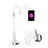 Support de Bureau Support Tablette Flexible Universel Pliable Rotatif 360 T29 pour Huawei Mediapad Honor X2 Blanc Petit