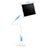 Support de Bureau Support Tablette Flexible Universel Pliable Rotatif 360 T41 pour Amazon Kindle Paperwhite 6 inch Bleu Ciel Petit