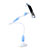 Support de Bureau Support Tablette Flexible Universel Pliable Rotatif 360 T41 pour Apple iPad 2 Bleu Ciel Petit