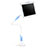 Support de Bureau Support Tablette Flexible Universel Pliable Rotatif 360 T41 pour Asus ZenPad C 7.0 Z170CG Bleu Ciel Petit