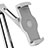 Support de Bureau Support Tablette Flexible Universel Pliable Rotatif 360 T43 pour Huawei Honor Pad 2 Argent Petit