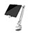 Support de Bureau Support Tablette Flexible Universel Pliable Rotatif 360 T43 pour Samsung Galaxy Tab S7 Plus 12.4 Wi-Fi SM-T970 Argent Petit