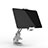 Support de Bureau Support Tablette Flexible Universel Pliable Rotatif 360 T45 pour Samsung Galaxy Tab 3 7.0 P3200 T210 T215 T211 Argent
