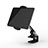 Support de Bureau Support Tablette Flexible Universel Pliable Rotatif 360 T45 pour Samsung Galaxy Tab 3 7.0 P3200 T210 T215 T211 Noir Petit
