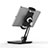 Support de Bureau Support Tablette Flexible Universel Pliable Rotatif 360 T47 pour Huawei MateBook HZ-W09 Noir Petit