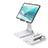 Support de Bureau Support Tablette Universel N07 pour Apple iPad Pro 12.9 (2020) Blanc Petit