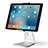 Support de Bureau Support Tablette Universel T24 pour Apple iPad 2 Argent