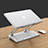 Support Ordinateur Portable Universel K02 pour Apple MacBook Air 13 pouces Argent Petit