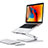Support Ordinateur Portable Universel K07 pour Apple MacBook Air 11 pouces Argent