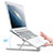 Support Ordinateur Portable Universel K13 pour Apple MacBook Air 13 pouces (2020) Argent Petit